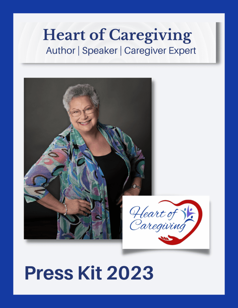 Toni Gitles Heart of Caregiving Press Kit Cover